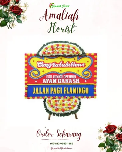 Bunga Papan Congratulation di Sei Putih Barat